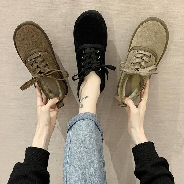 

boots mulheres botas women natural warm snow fashion for leather winter ankle, Black