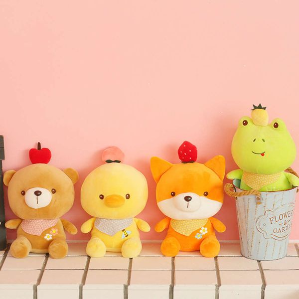 

cartoon plush toy bear doll animal grab throwing gift, Blue