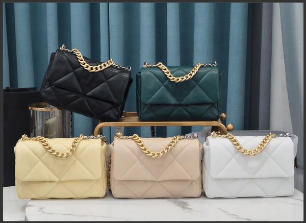 

2021 new bag classic lady handbag diagonal bag leather 16-26-9