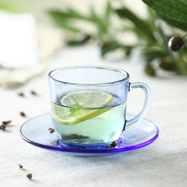 

cups & saucers latte double-wall insulated glass coffee set drinking teacup espresso gobelet smoothie coupelle kubki high tea ee50bd
