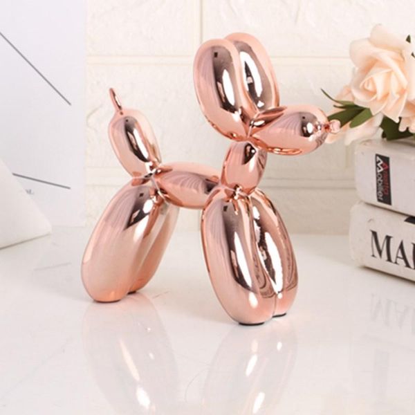 

decorative objects & figurines plating balloon dog statue simulation abstract dogs art sculpture animal resin art&craft home interior design