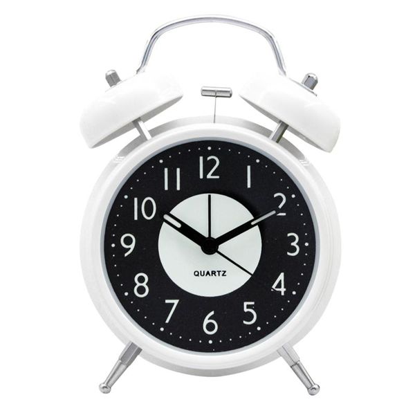 

other clocks & accessories 4inch round battery operated with backlight super loud bedroom non ticking alarm clock heavy sleeper twin bell do