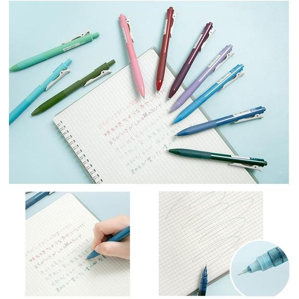 

gel pens 4pcs vintage color gradient set, quick dry ink pen and fluorescent highlighter marker drawing paint office school a6458