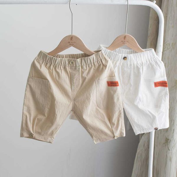 

shorts boys summer thin section 2021 little boy five-point pants casual 3-5-6 years baby loose, Black