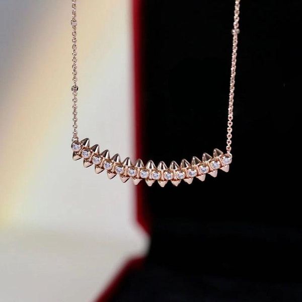 

chains 2021 punk style jewelry rivet necklace for women as gift, Silver