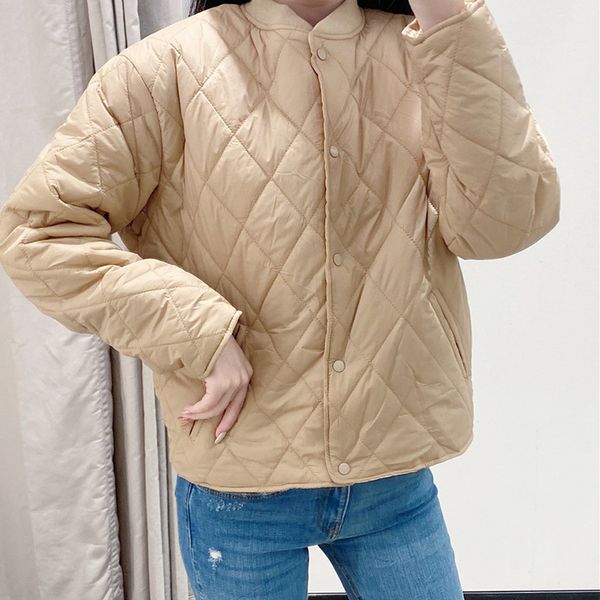 

autumn winter women vintage o-neck solid cotton coat casual loose single breasted jacket 210423, Black;brown