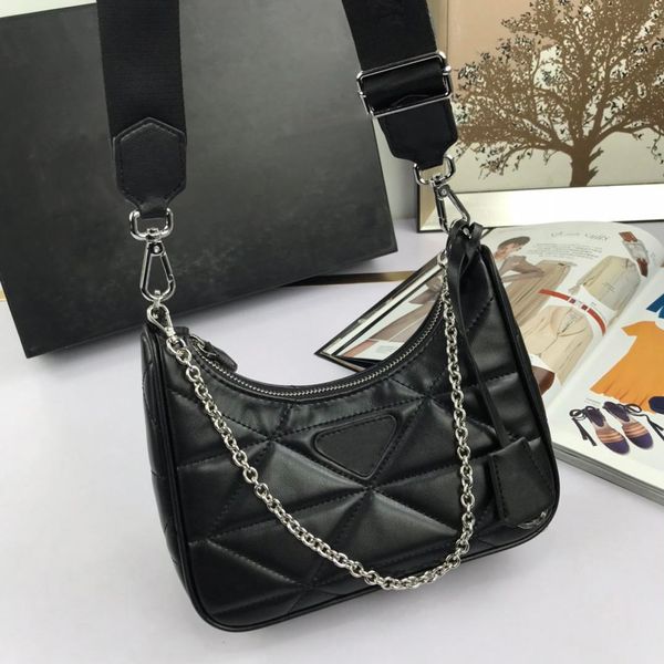 Tasarımcı Hobo Çanta Klasik El Armpit Zincir Omuz Crossbody Göğüs Çantaları Bayanlar Hakiki Deri Işlemeli Lüks Çanta Kadınlar Hediye DesignerBag