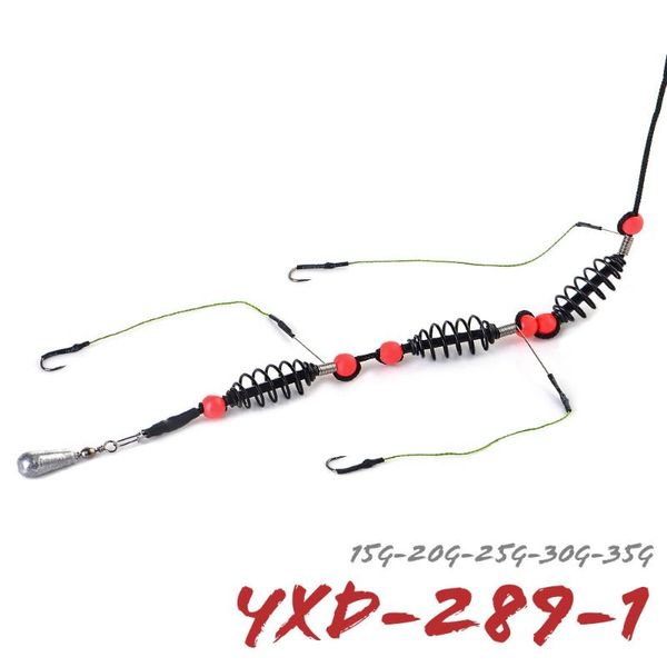 

carp fishing rig hair europe carpfish hook set 15g 20g 25g 30g 35g lead core line group with sharp hooks