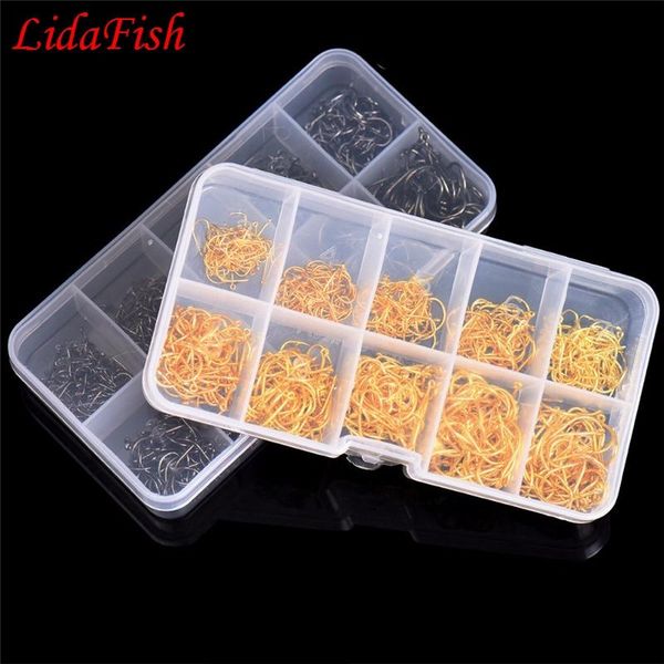 

3~12# high carbon steel carp fishing hooks 600pcs/box sharp barbed circle fishhooks
