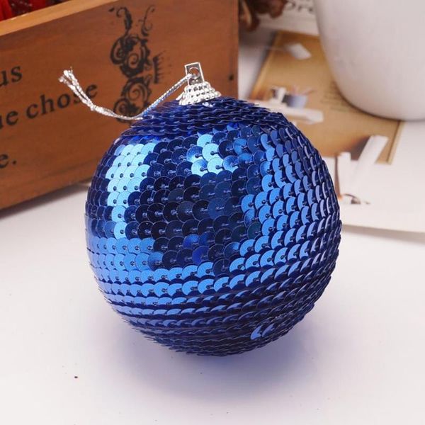 

party decoration 1pc 8cm christmas balls rhinestone glitter baubles ball xmas tree ornament toys bolas navidad a40