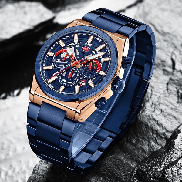 

wristwatches classic business men watch fashion luxury watches stainless steel date blue quartz wristwatch relogio feminino waches whatches, Slivery;brown