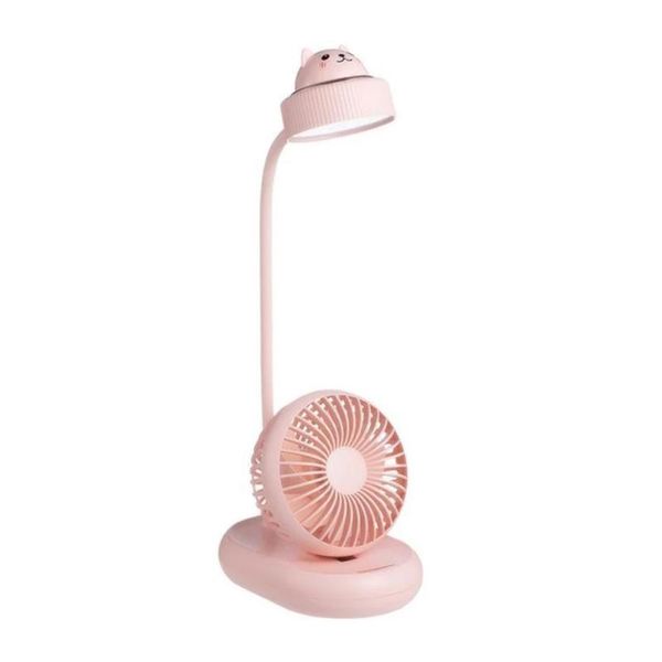 

table lamps multifunctional lamp fan two in one adjustable eye protection led 6500-7500k three modes 2000mah