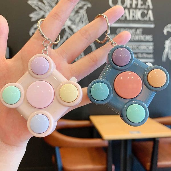 

creative cartoon children puzzle game key chain pendant enlightenment early childhood education handheld interactive toys