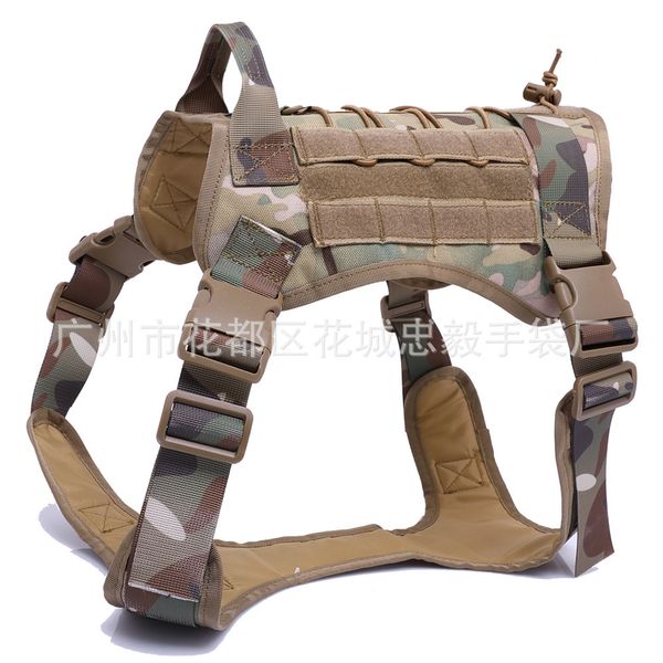 

outdoor tactical training camouflage dog clothing 1000d nylon waterproof pet vt hunting mlooe system