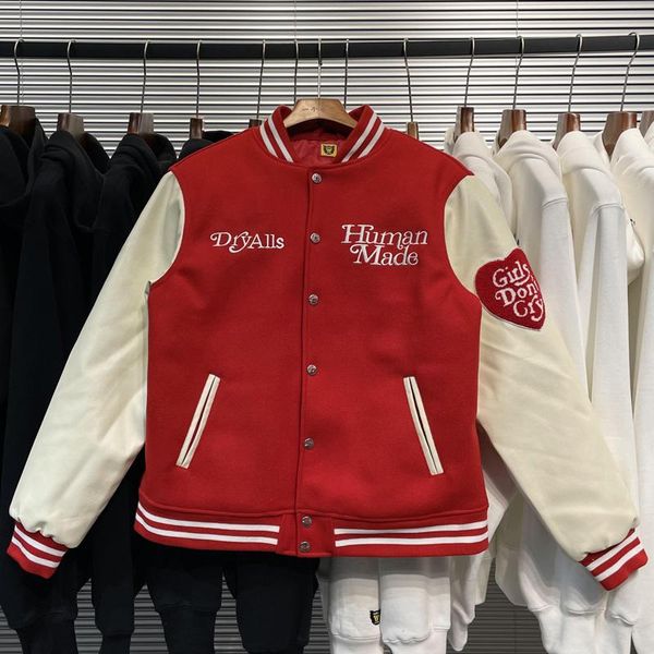 Giubbotti da uomo Giacca da baseball Uomo Abbigliamento Donna PU Bomber in pelle Cappotti invernali Harajuku Giacca da moto da uomo di marca giapponese XZ2J