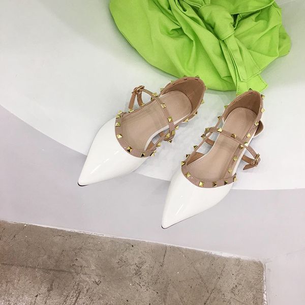 

2021 women sandals pointed toe ladies sandals slippers fashion flat slides causal shoes luxury female causal thick heels sandals fdg5yhrtjtr, Black