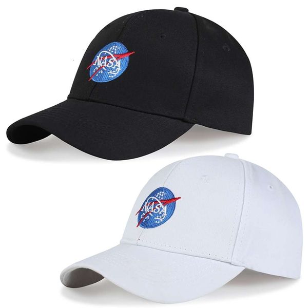 

nasa summer white versatile cap for men and women, Blue;gray