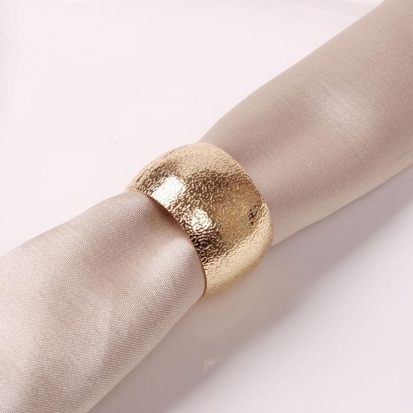 

napkin rings 6pcs/metal round starry sky gold and silver ring table decoration for family gatherings, receptions els