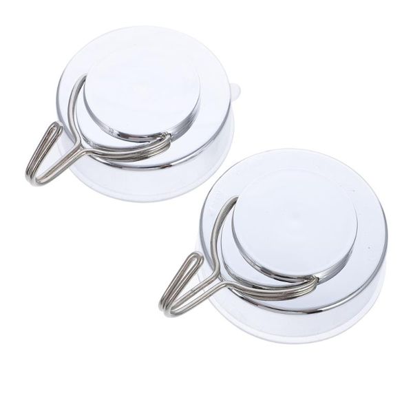 

fishing hooks 2pcs wall metal suction cup for shower non-punching suck