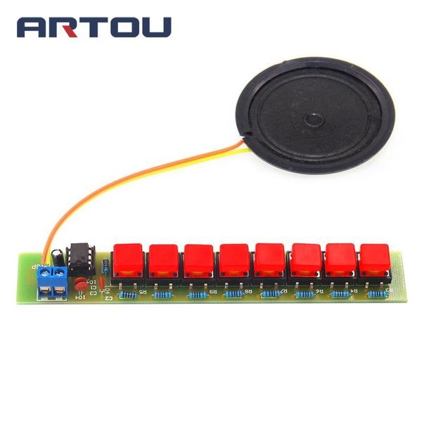 

integrated circuits ne555 keyboard parts eight-note electronic production kit diy