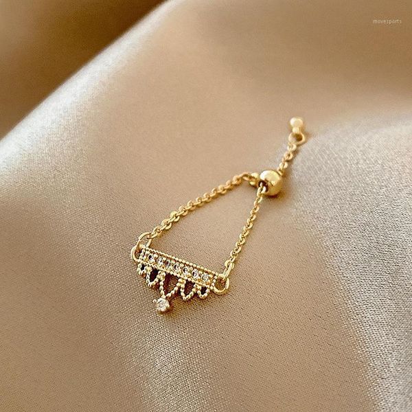 

wedding rings jewelry gift luxury crown cool style women's creative design tail finger girl ring vintage party for women1, Slivery;golden