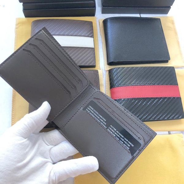 

wallets wallet men genuine leather purses and handbags luxury designer mhb03, Red;black