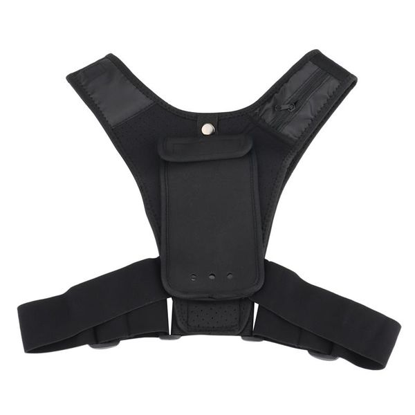 

running jerseys the training and vest chest phone holder - black reflective workout gear breathable, Black;blue