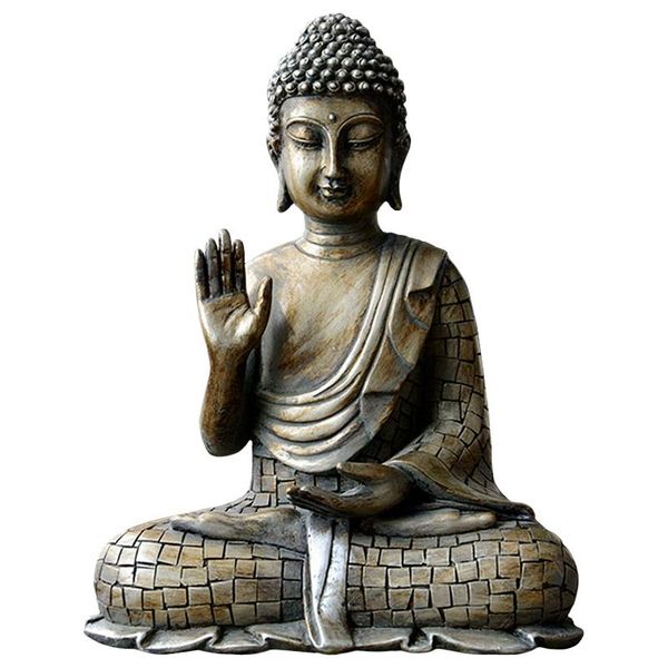 

decorative objects & figurines buddha statues thailand statue sculpture home decor office desk ornament vintage gift figurine hindu siting