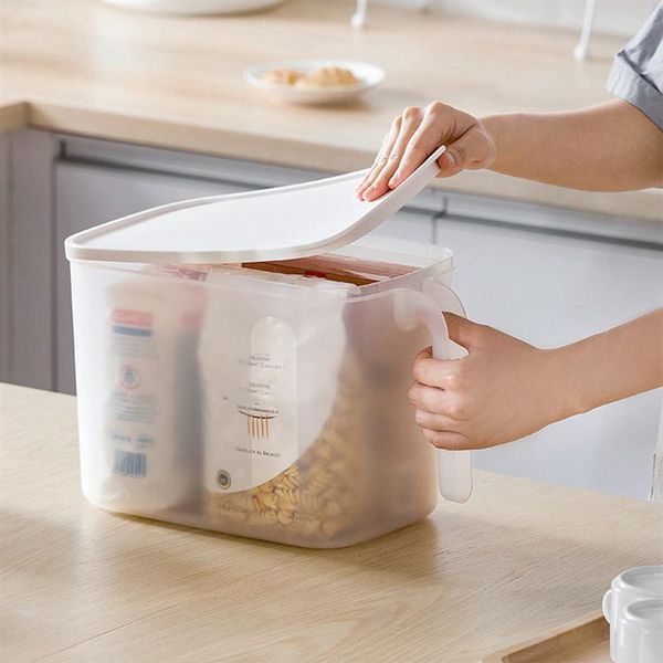 

kitchen organization box handle design storage lid sealing bottles & jars