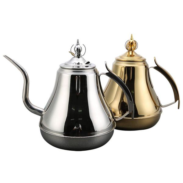 

coffee pots gunot 1.2l/1.8l turkish pot magic crown kettle durable stainless steel moka teapot with strainer
