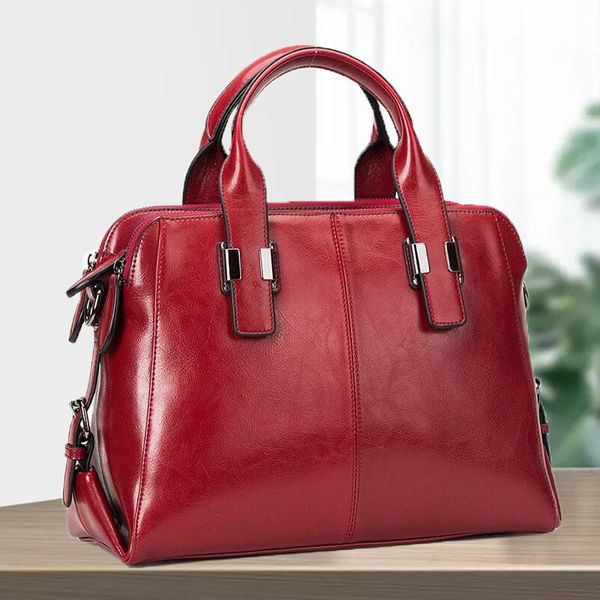 

trend leather women's bag handbag simple cowhide messenger direct sale waist bags