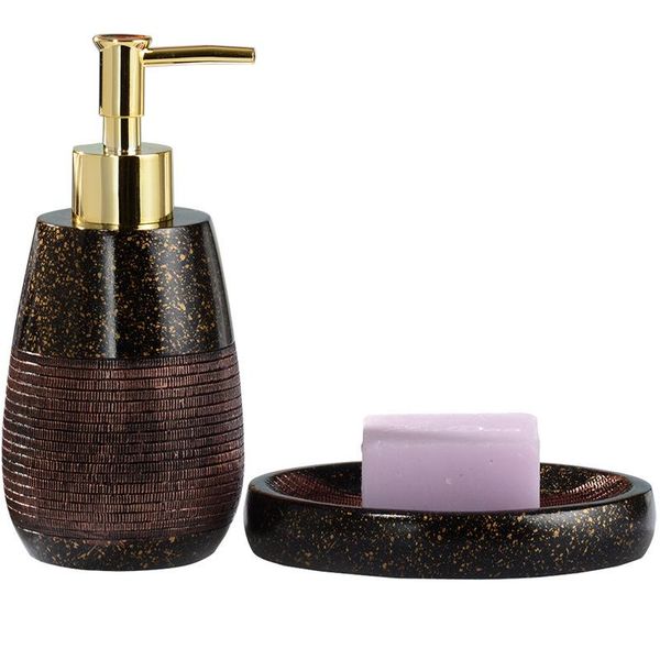 

retro marble pattern soap dispenser, bathroom shampoo bottle el home decor, pump lotion container with dishes for travel liquid dispenser