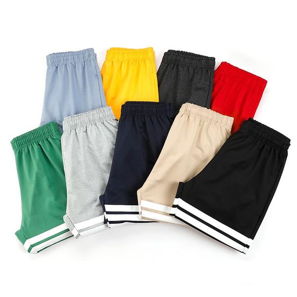

men's pants summer joggers track cotton elastic waist striped fitness sweatpants fashion street plus size sports trousers male, Black