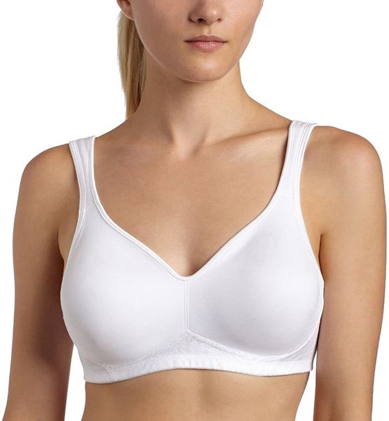 

brand women's 18 hour seamless smoothing full coverage bra us4049, Red;black