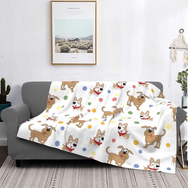 

blankets dog pattern art blanket flannel cute cozy soft fleece bedspread