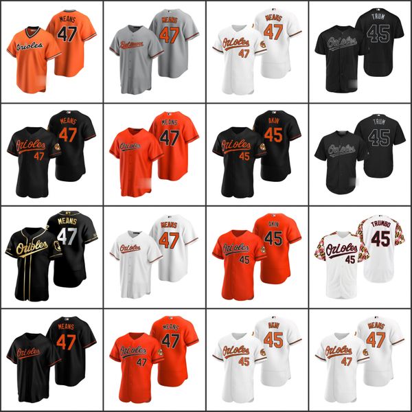 

baltimore orioles black 47 john means keegan akin 45 men women youthjersey, Black;red