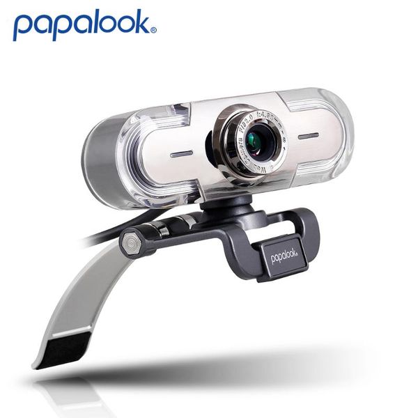 

webcam 1080p full hd pc camera, papalook pa452 web cam manual focus with mic, video calling and recording for computer lapwebcams