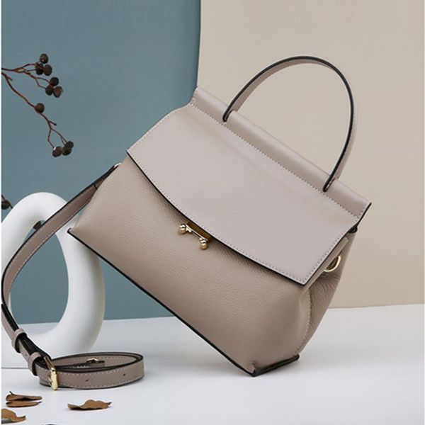 

evening bags 2021 fashion large-capacity messenger bag genuine leather high-quality all-match simple shoulder portable female purses