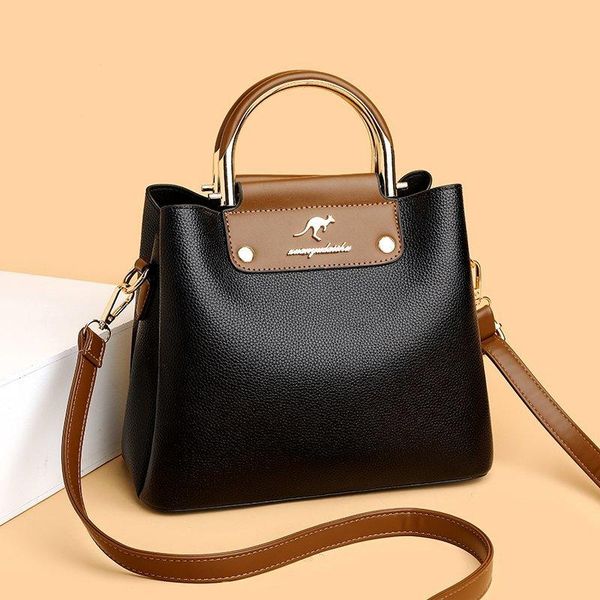 

evening bags 2021 fashion all-match genuine leather bucket bag ladies shoulder diagonal purses and handbags luxury designer lipstick