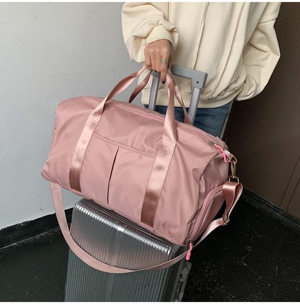 

duffel bags the short-distance hand travel bag large capacity water-repellent luggage dry and wet separation gym