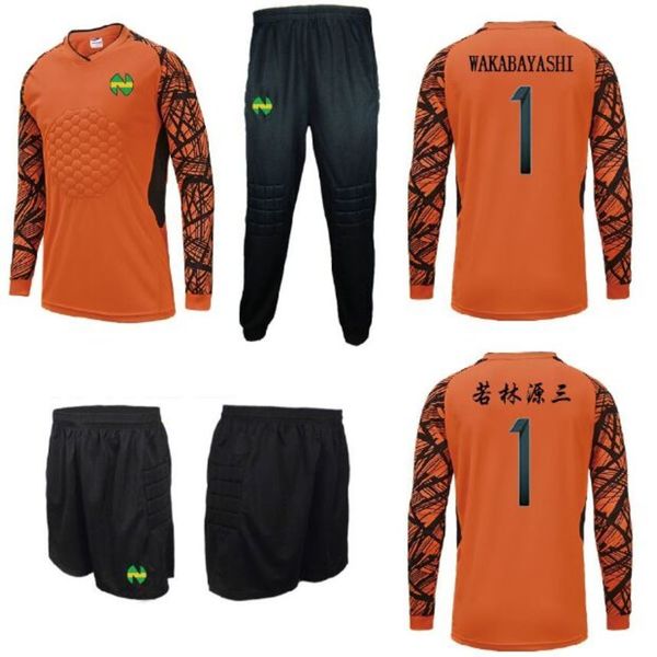 

captain tsubasa's oliver atom's shirt, goalkeeper sweat, Gray