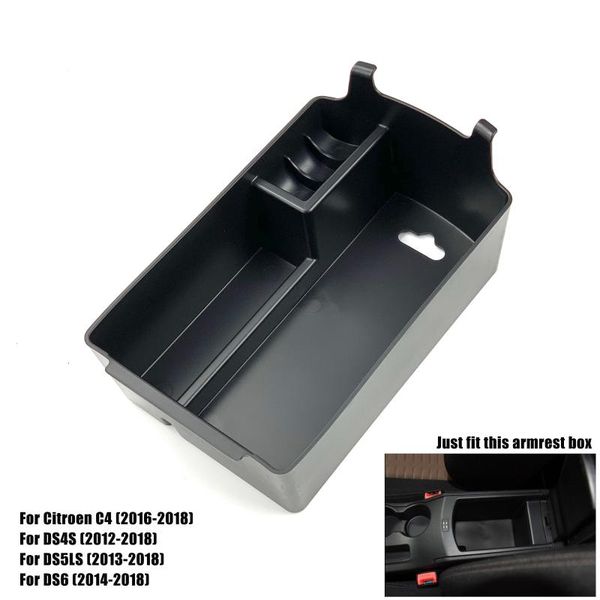 

car organizer automobile armrest storage box for c5 aircross c4 c6 ds4s ds5ls ds6 ds7 center console container accessories