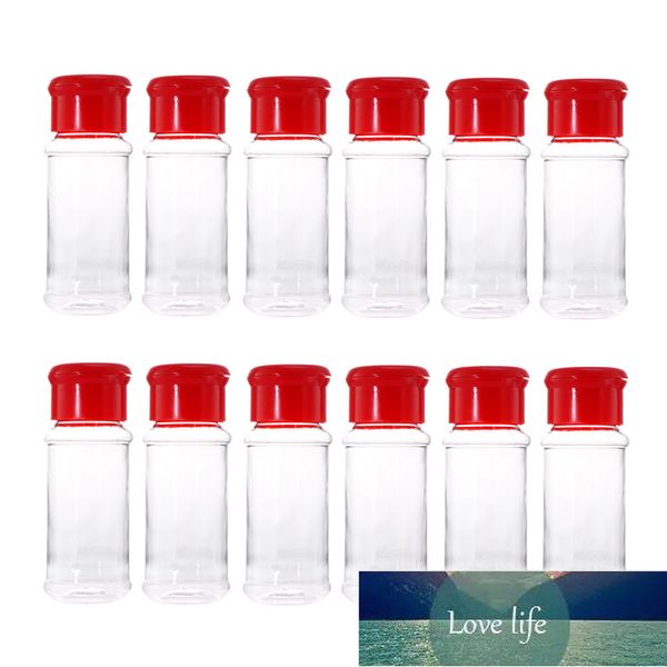 Plástico Spice Pot Frascos de Tempero de Tempero Pimenta Shakers Salt Jar Condimento Calé Organizador Jar Armazenamento para Churrasqueira Preço de Fábrica Preço Especialista Qualidade