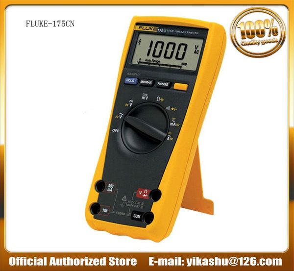

multimeters fluke 175 175c valores eficaces verdaderos multÃ­metro digital voltaje ohm capacitancia frecuencia probador de temperatura