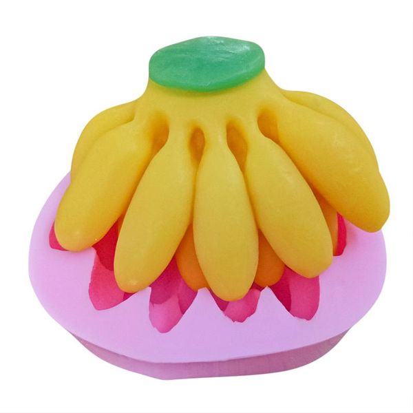 

craft tools monqui banana fruit silicone soap molds candle art resin