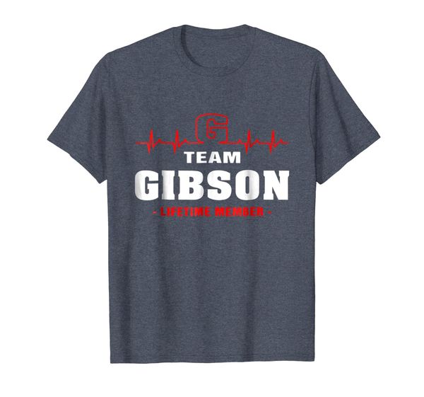 

Team Gibson lifetime member shirt surname, last name, Mainly pictures
