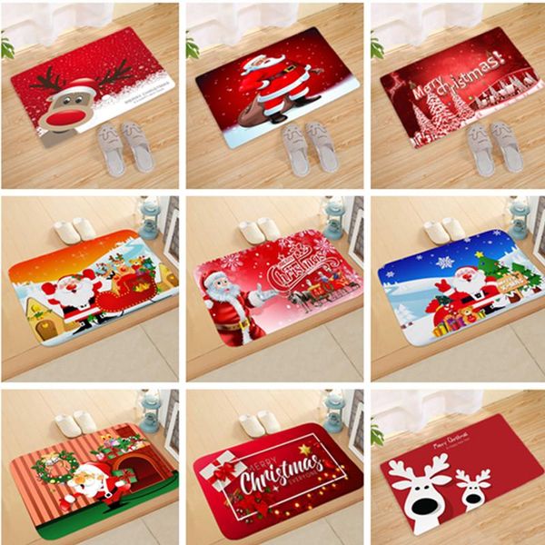 

christmas decorations mat outdoor carpet doormat santa ornament decoration for home xmas navidad deco noel year gift 2021