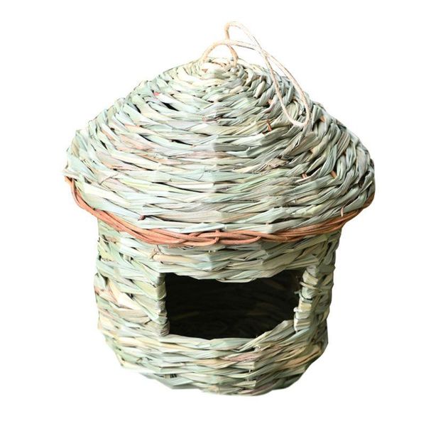 

bird house for outside, resting place birds, hanging natural grass nest w0yc cages