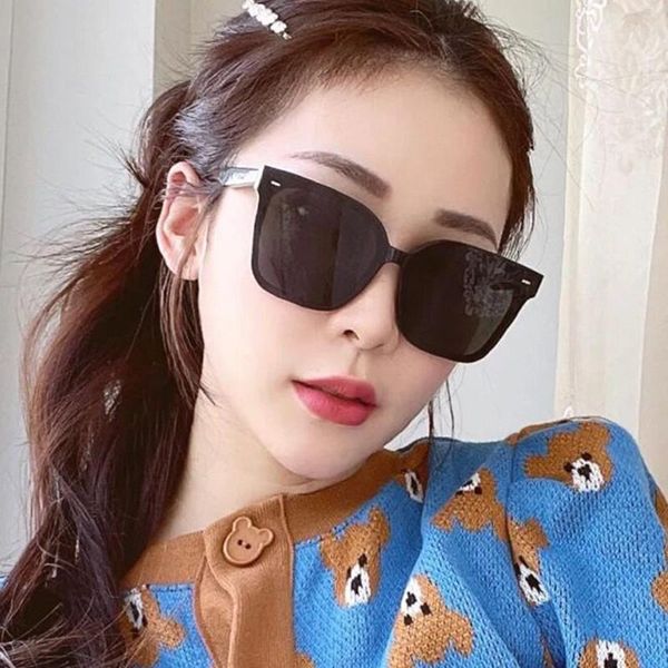 

sunglasses 2021 square oversized woman men classic fashion plastic sun glasses retro design luxury eyewear frame uv400, White;black