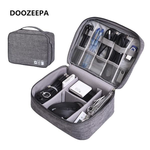 

duffel bags doozeepa digital travel bag large capacity electronic organizer accessories gadgets power cord charger device
